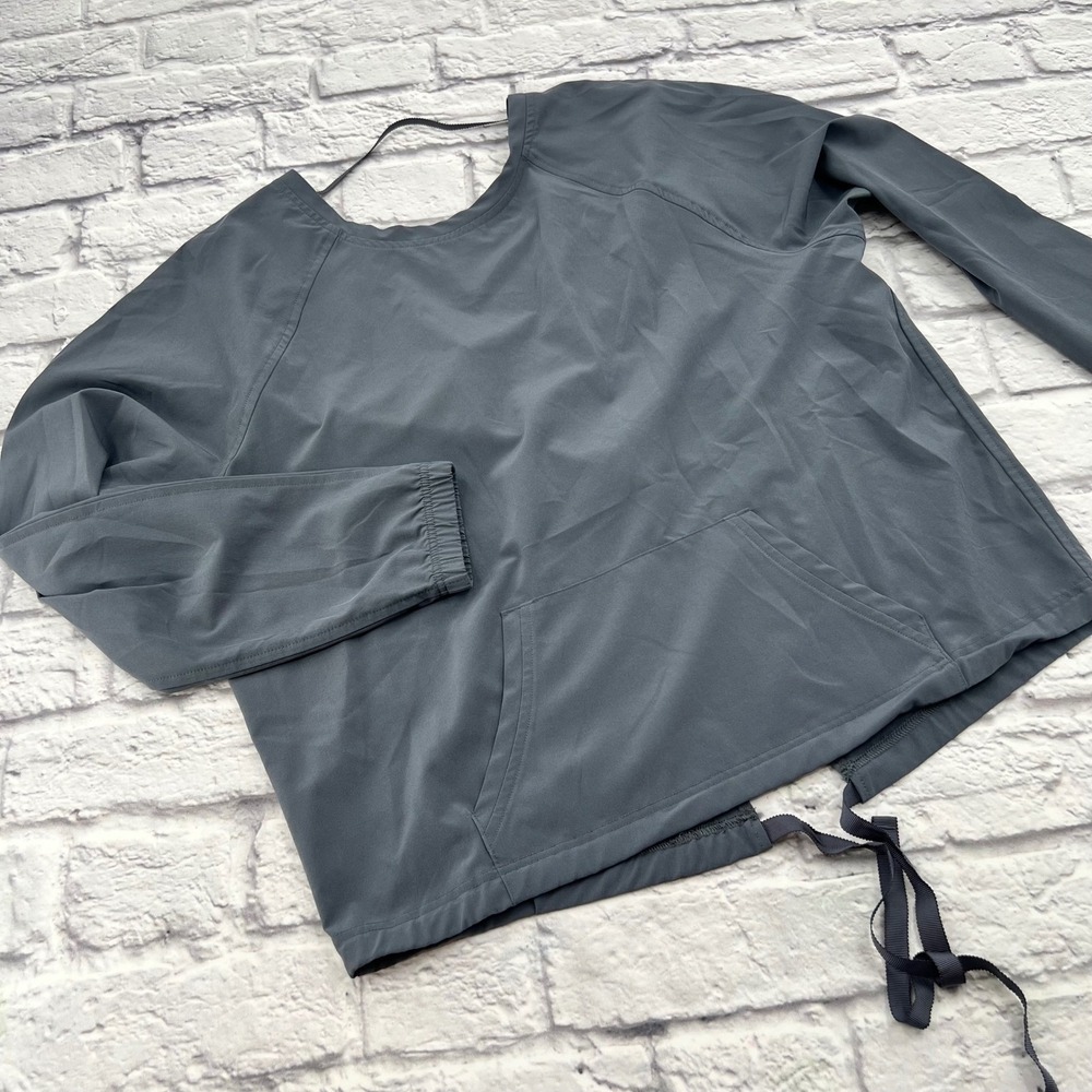 Victoria Secret Sport Womens Shirt Small Gray Long Sleeve Athletic Top Workout